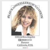 #LAURAHGUILLENFOUNDATION AUFKLEBER (Blatt)
