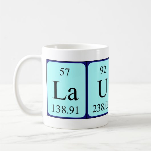 Laurane Periodenname Tasse (Links)