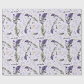Lauranell Lavendel-MattPackpapier, 30" x 6' Geschenkpapier (Flach)