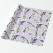 Lauranell Lavendel-MattPackpapier, 30" x 6' Geschenkpapier (Ungerollt)