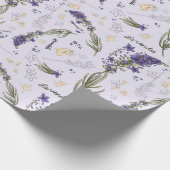 Lauranell Lavendel-MattPackpapier, 30" x 6' Geschenkpapier (Ecke)