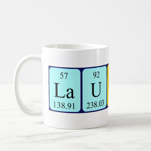 Lauranne Periodenname Tasse (Links)