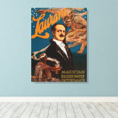 Laurant Magician, Illusionist, Entertainer Magic Leinwanddruck (Insitu (Holzboden))