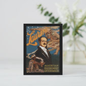 Laurant Zauberkünstler Illusionist Entertainer Postkarte (Stehend Vorderseite)