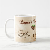 Lauras Cozy Coffee Glow Tassendesign Kaffeetasse (Links)