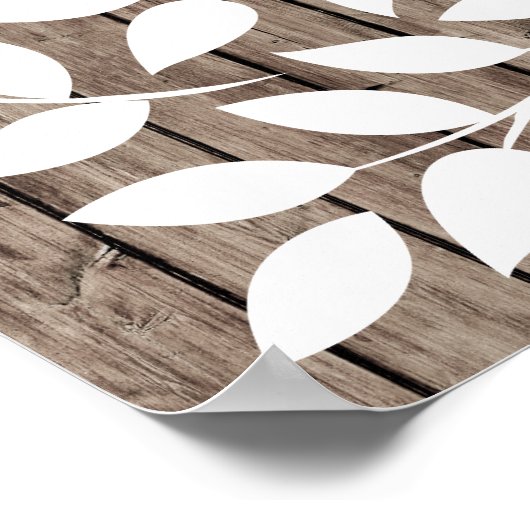 Laurel - 100 Signature Guest Book Alternative Poster (Ecke)