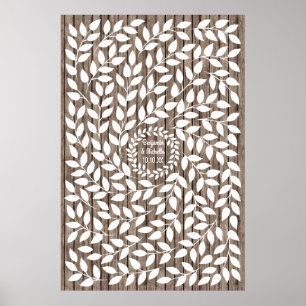 Laurel - 250 Signature Guest Book Alternative Poster
