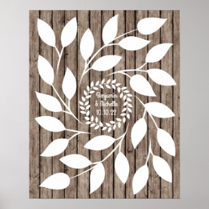 Laurel - 25 Signature Guest Book Alternative Poster