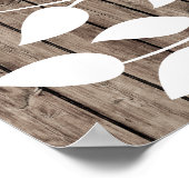 Laurel - 50 Signature Guest Book Alternative Poster (Ecke)