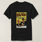 Laurel and Hardy. Bacon Grabbers. Movie Poster. Cl T-Shirt (Design vorne)