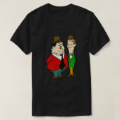 Laurel and Hardy cartoon Classic T-Shirt (Design vorne)