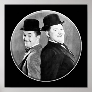 LAUREL AND HARDY Stan Laurel und Oliver Hardy in t Poster