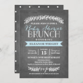 Laurel Brunch| Einladung zur Kinderdusche (Vorne/Hinten)