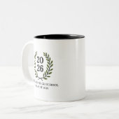 Laurel Crest Abschlussklasse 2026 Tasse (Vorderseite Links)