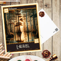 Laurel, Delaware | Antike Postkarte