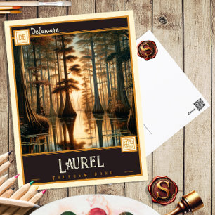 Laurel, Delaware   Antike Postkarte