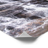Laurel Falls, Smokey Mountains Poster (Ecke)