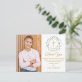 Laurel Garland First Community Foto Vielen Dank Postkarte (Stehend Vorderseite)