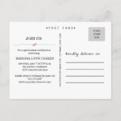 Laurel Graduation Party Einladung Postkarte (Rückseite)