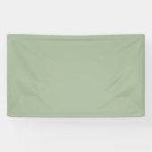 Laurel Green Solid Color Banner (Horizontal)