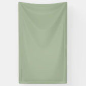Laurel Green Solid Color Banner (Vertikal)