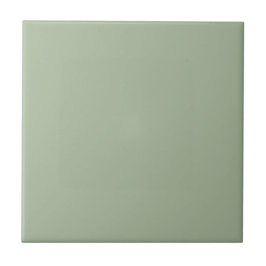 Laurel Green Solid Color Fliese (Vorderseite)