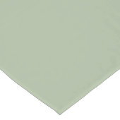 Laurel Green Solid Color Kurzer Tischläufer (Ecke)