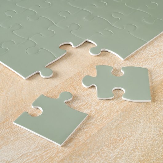 Laurel Green Solid Color Puzzle (Seite)