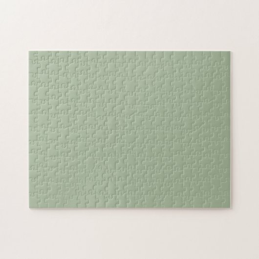 Laurel Green Solid Color Puzzle (Horizontal)