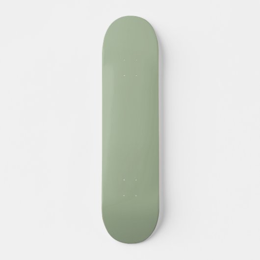 Laurel Green Solid Color Skateboard (Vorne)