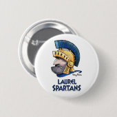 Laurel High School Spartan Button (Vorne & Hinten)