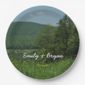 Laurel Highlands Pennsylvania Sommerfotografie Pappteller (Vorderseite)