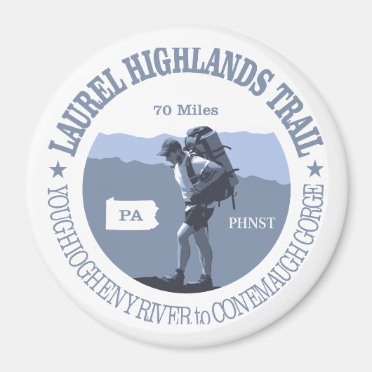 Laurel Highlands Trail Magnet (Vorne)