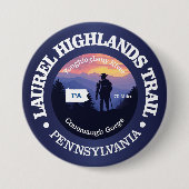Laurel Highlands Trail (rd2) Button (Vorderseite)