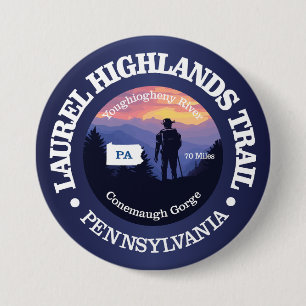 Laurel Highlands Trail (rd2) Button