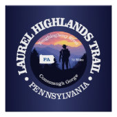 Laurel Highlands Trail (rd2) Poster (Vorderseite)