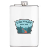 Laurel Highlands Wanderweg Flachmann (Vorderseite)