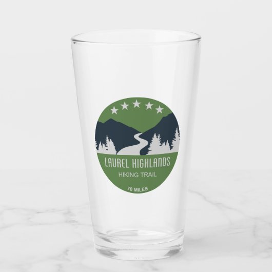 Laurel Highlands Wanderweg Glas (Vorderseite)