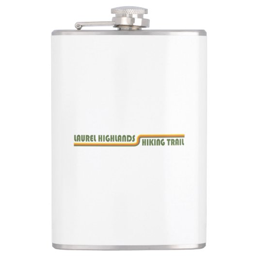 Laurel Highlands Wanderweg Pennsylvania Flachmann (Vorderseite)