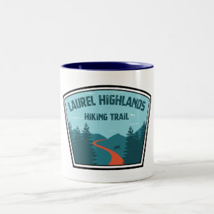 Laurel Highlands Wanderweg Zweifarbige Tasse