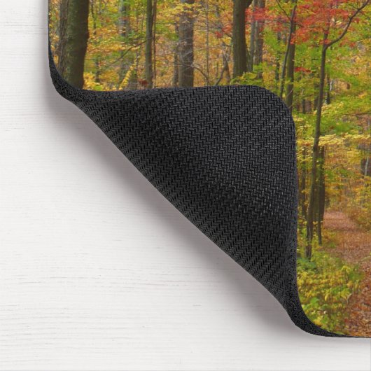 Laurel Hill Trail im Herbst Mousepad (Ecke)