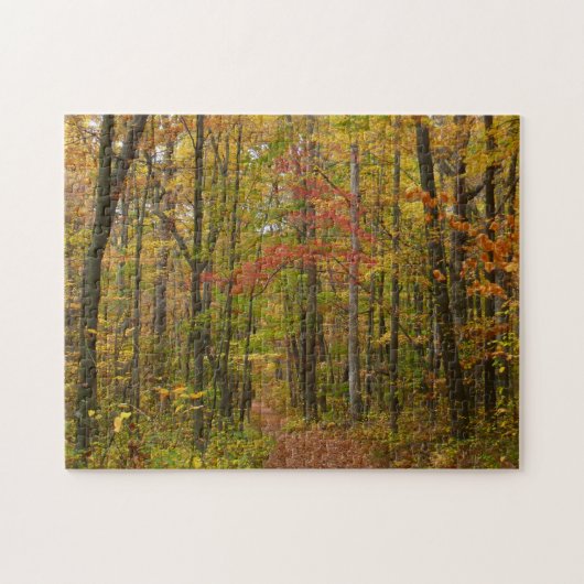 Laurel Hill Trail im Herbst Puzzle (Horizontal)