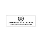 Laurel Justice Scale Permastempel (Design)