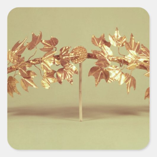 Laurel Kranz, Mycenae Quadratischer Aufkleber (Vorderseite)