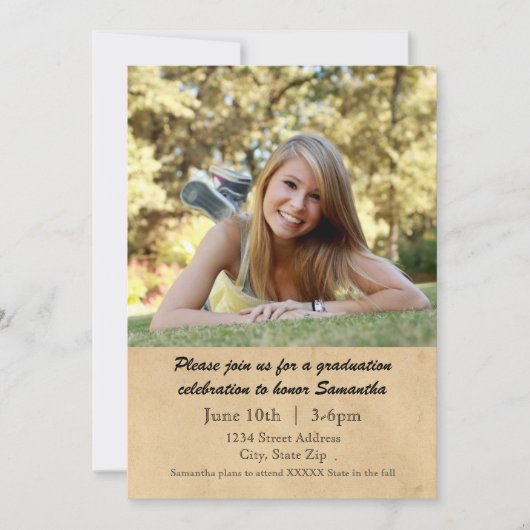 Laurel Leaf - Ankündigung des Abschlusses (Vorderseite)