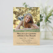 Laurel Leaf - Ankündigung von 3x5 Abschluss (Stehend Vorderseite)