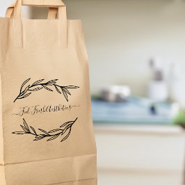 Laurel Leaf Erstellen Sie Ihren eigenen handgemach Gummistempel