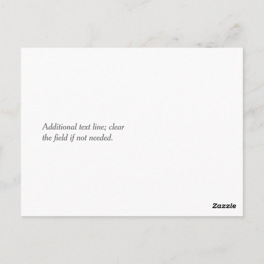 Laurel Leaf Heart Chalkboard Save the Date Postkarte (Rückseite)