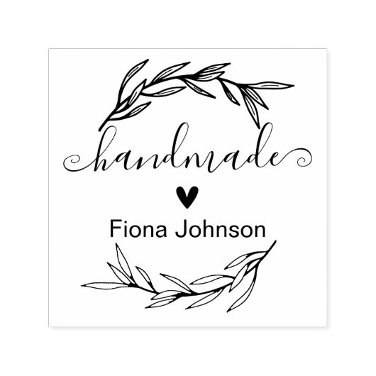 Laurel Leaf Ihre eigenen Handmade erstellen Permastempel (Design)