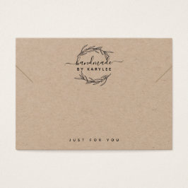 Laurel Leaf Necklace Bracelet Display Card